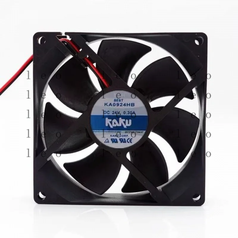 

CC for KAKU KA0924HB 9025 DC24V 0.30A 9CM 2-Wire Inverter Cooling Fan
