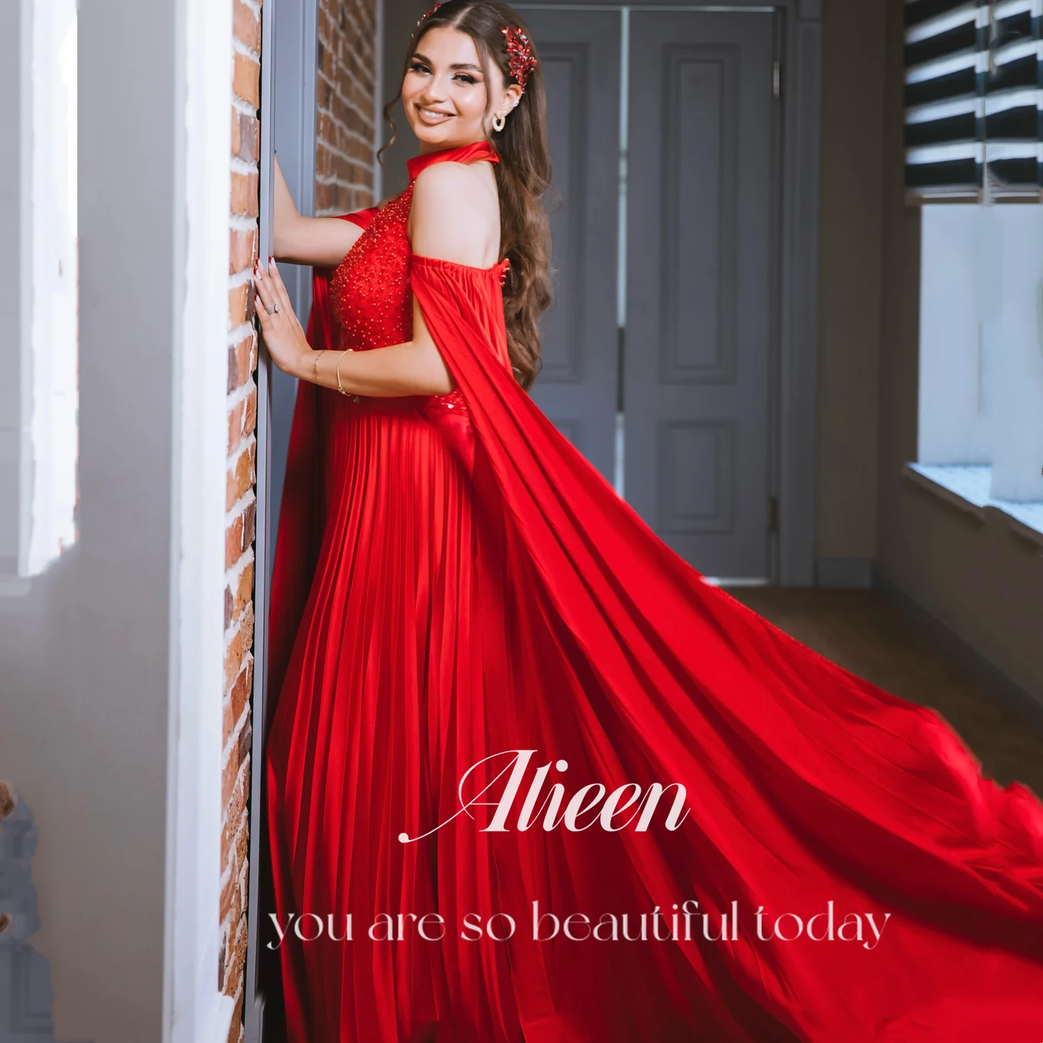

Aileen New in Dresses for Special Occasions فساتين سهرة Luxury Evening Dresses 2025 Woman Vestidos De Festa Customized Red Prom