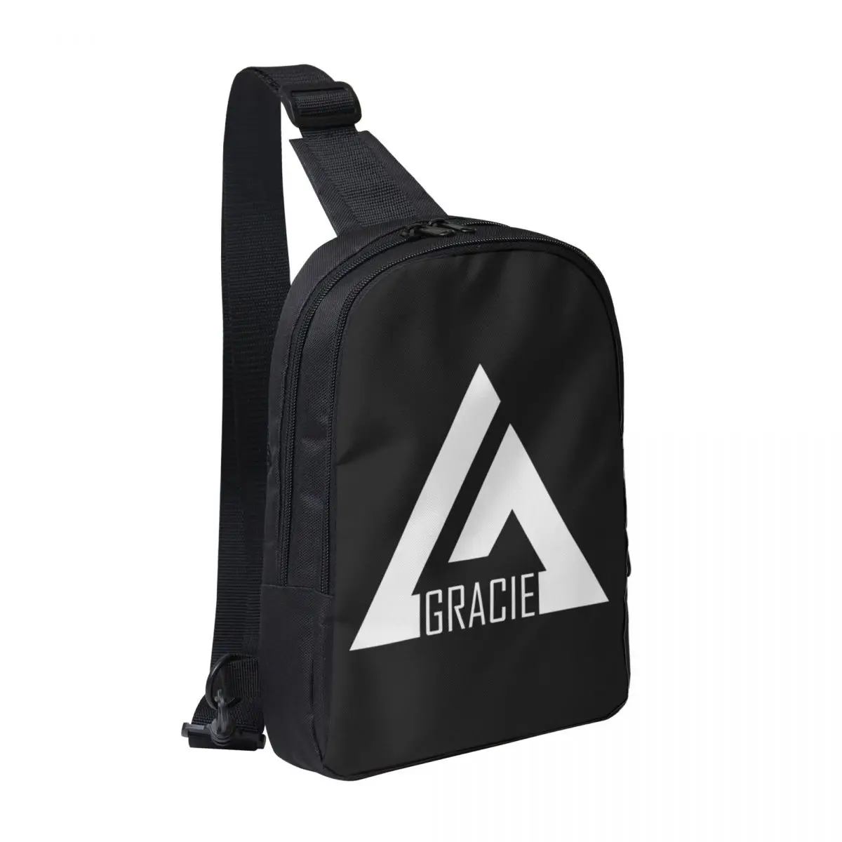

BJJ - Gracie Chest Bag Men Sling Crossbody Backpack Chest Bag Traveling Hiking Daypack Shoulder Bag