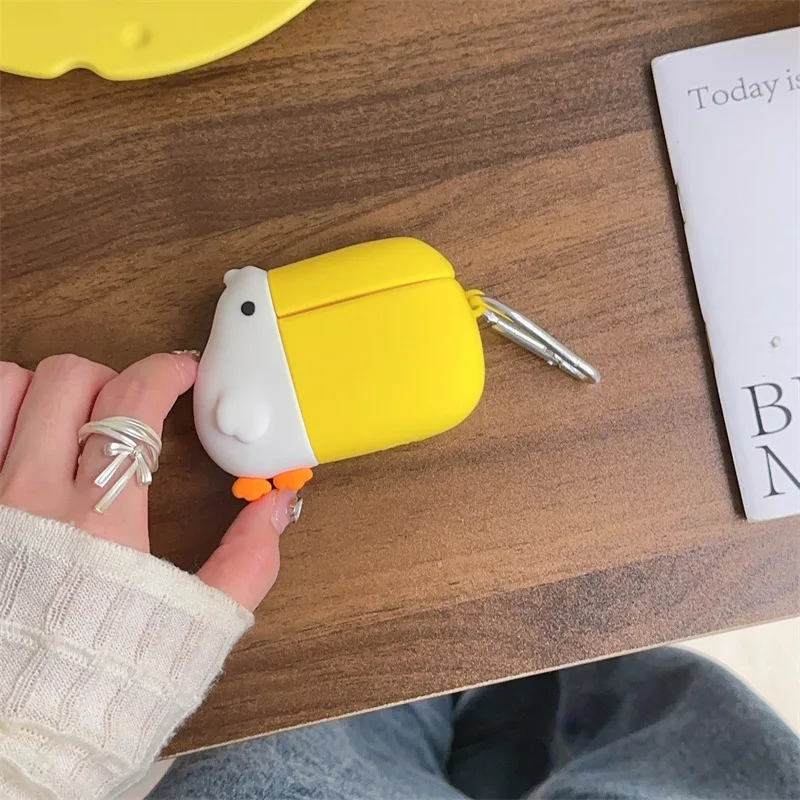3D милая большая флейта для AirPods Pro2 Airpod Pro 1 2 3 Bluetooth наушники-вкладыши зарядная коробка защитный чехол для наушников