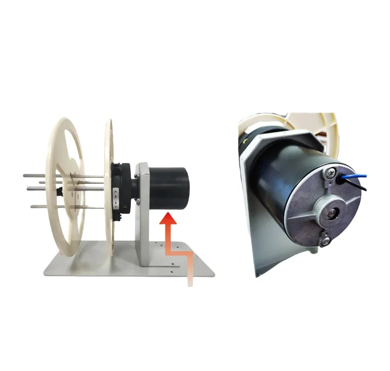 

for Automatic Thermal Label Printer Rewinder Adjustable Core Label Rewinder With Coreless Core Holder Rewinder