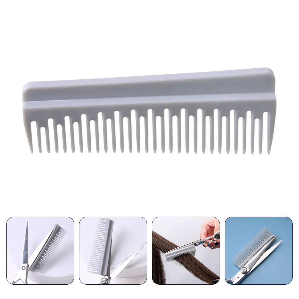 2Pcs Hair Cutting Comb for Scissors Fine Tooth Professional Salon Hairdressing Tool Home DIY Haircut Styling Hair Cutting