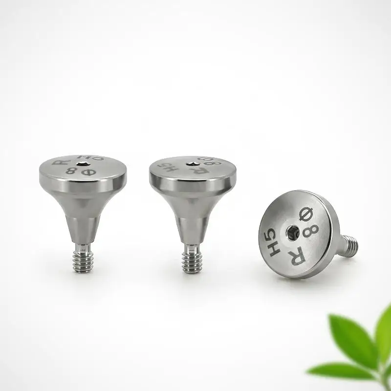 Dental Implant Surgical Accessories Grade 5 Titanium Healing Abutment For  System Dental Healing Cap Grade