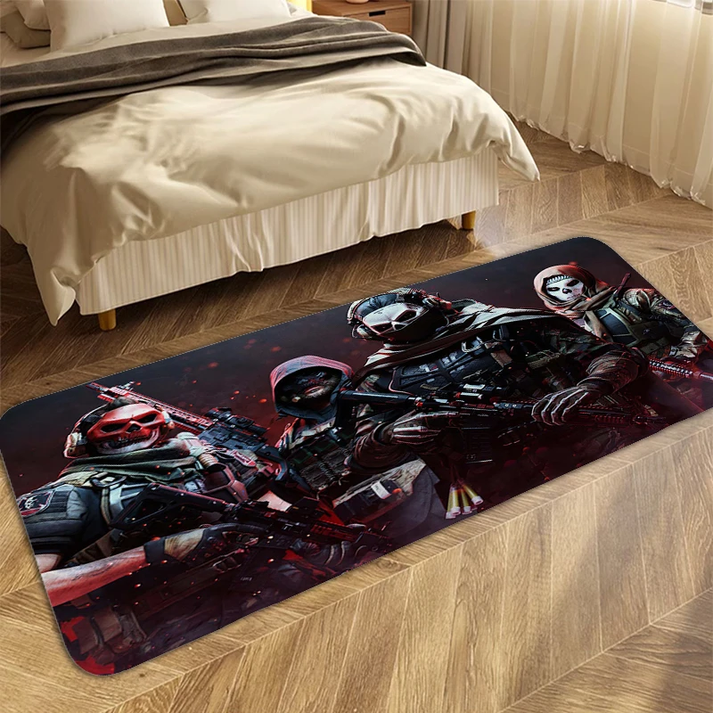 Carpet for Bedroom C-Call of Duty House Entrance Mat Funny Doormat Useful Things for Home Washable Non-slip Kitchen Bath Rug