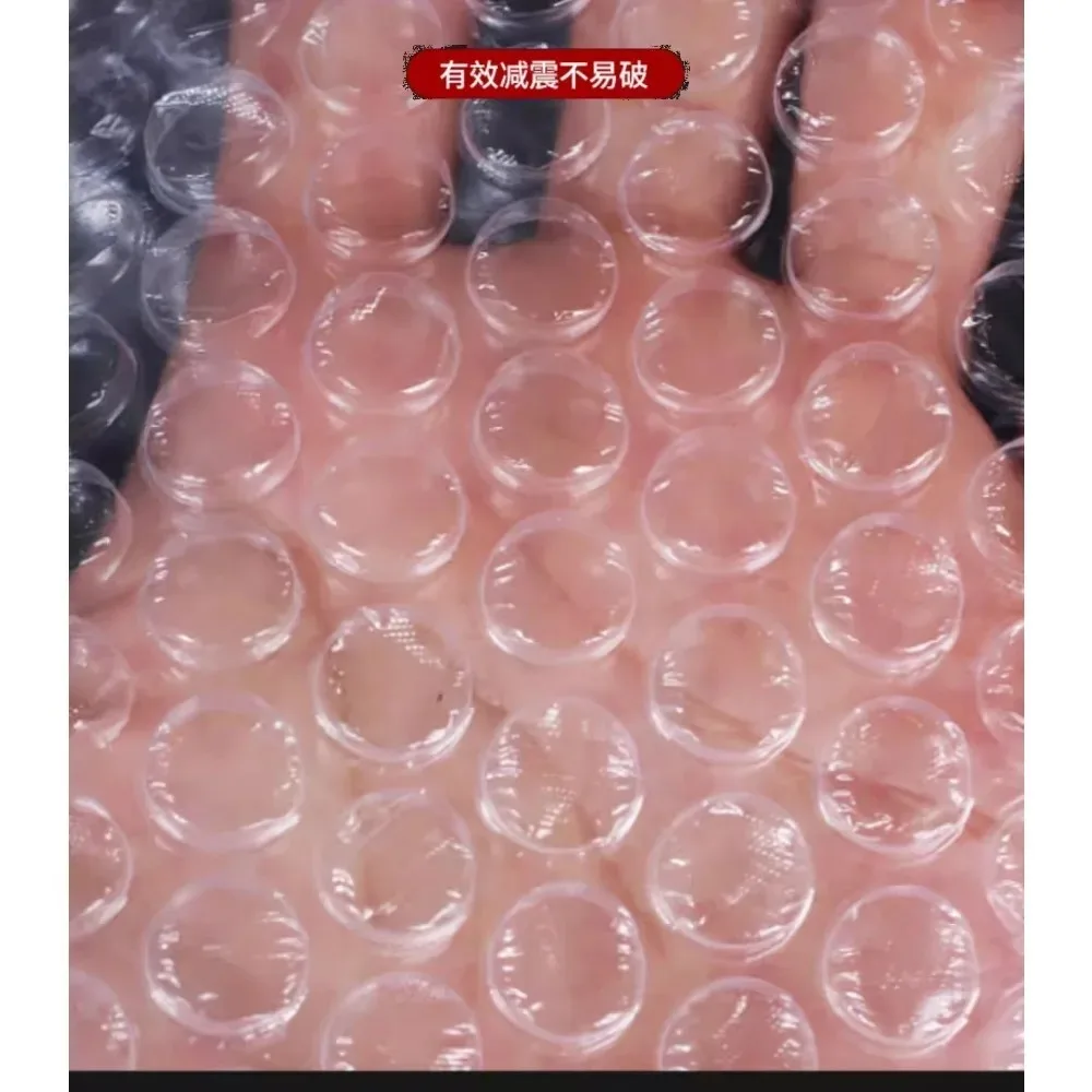 50pcs 20x30cm Plastic Wrap Envelope White Bubble Packing Bags PE Clear Shockproof Packaging Bag Double Film Bubble Bag