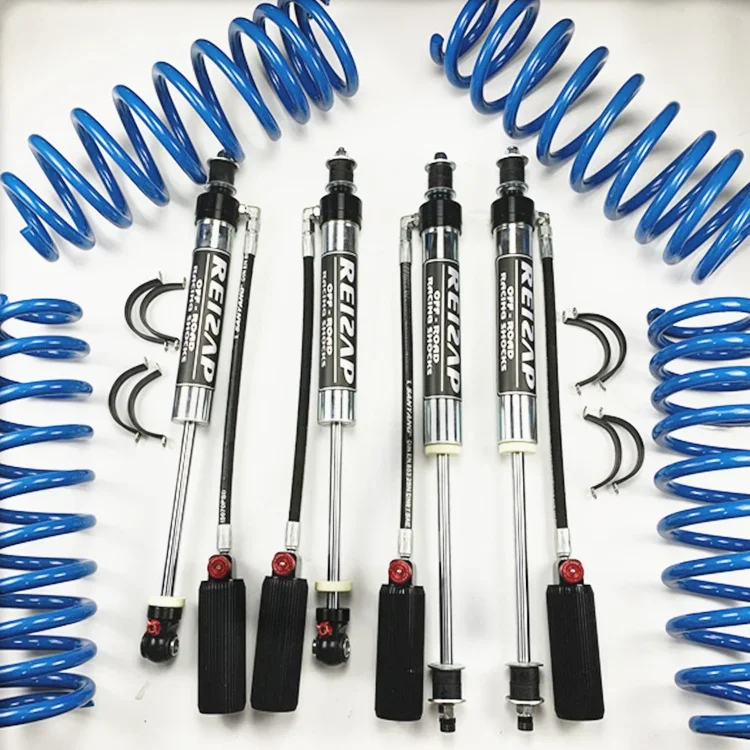 

4x4 Off Road Coilover Monotube Supplier 4" Lifting 2 Ways Adjustable Shock Absorbers with Springs for Landcruiser 80 TLC80