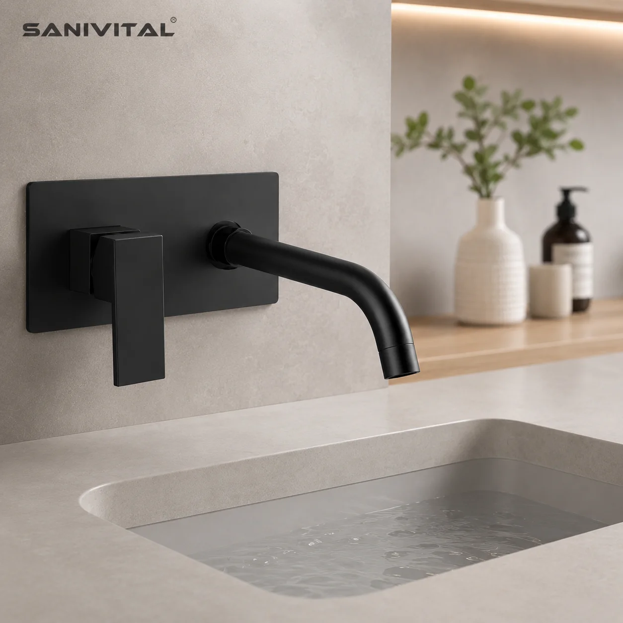 sanivital-concealed-wall-mount-basin-faucet-matte-black-anti-fingerprint-water-saving-bathroom-sink-tap