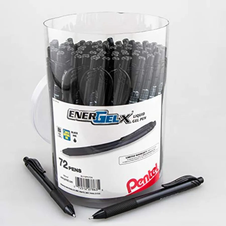 

Ручка гелевая EnerGel-X Retractable Bold Line Ink, 72 шт. в упаковке (BL110PC72A)