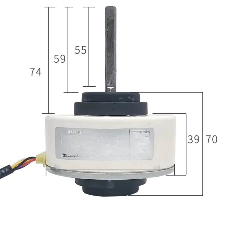 

New For Midea Air Conditioner Indoor Unit DC Fan Motor WZDK30-38G DC310V 30W 1300r/min RD-310-30-8T Conditioning Parts