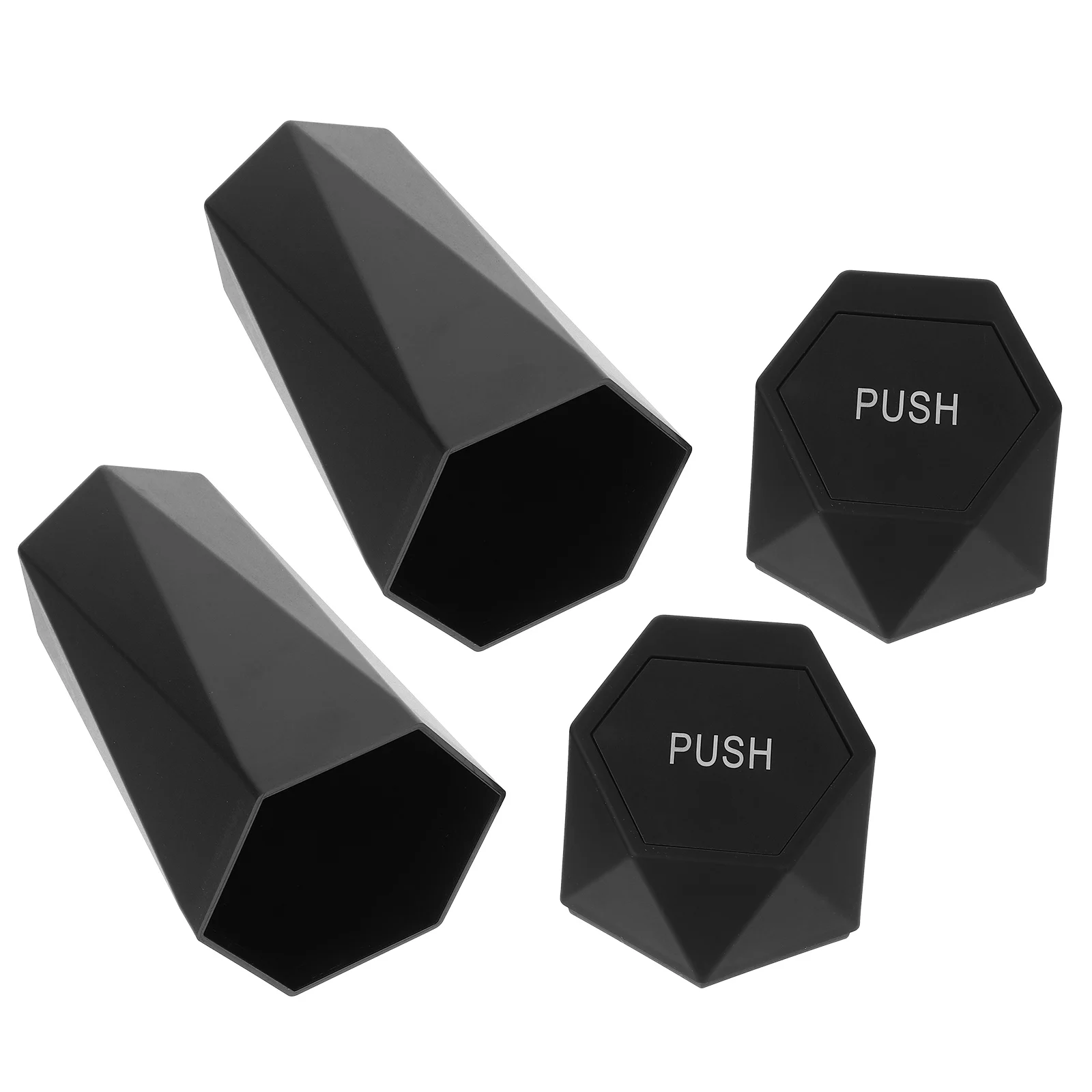 

2Pcs Car Trash Can Leakproof ABS Mini Garbage Bin Portable Cup Holder Vehicle Waste Holder Automotive Trash Bin for Car Interior