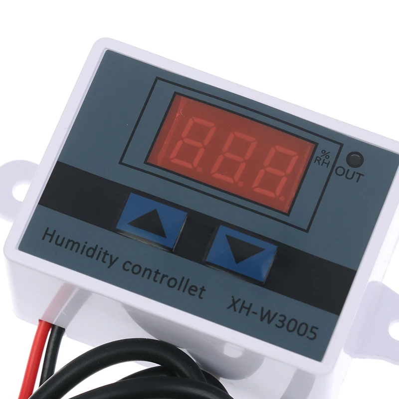 1 قطعة XH-W3005 الرقمية جهاز التحكم في الرطوبة 12/24/110-220 فولت الرطوبة الرطوبة التحكم في الرطوبة التبديل منظم + الاستشعار التحقيق