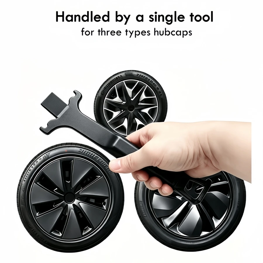 Multiuse Wheel Hubcaps Pry Bar Tool for Tesla Model 3 Y YL 2017-2025 2026 Highland Juniper Car Wheel Cover Remove Tool - view 2