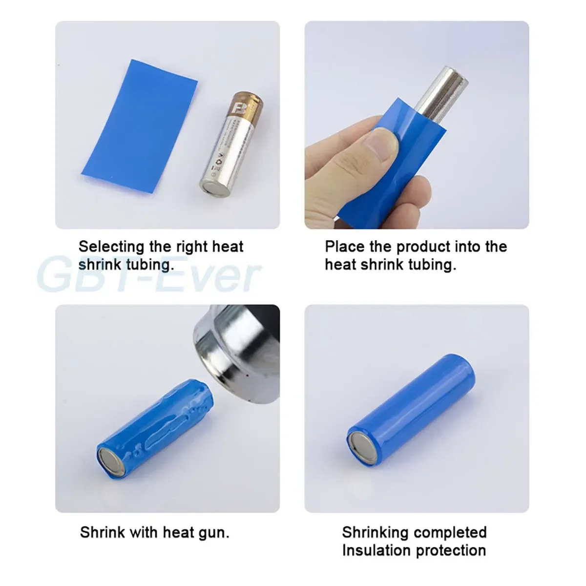 10/20/50/100Pcs PVC Heat Shrink Tube 18650 Lipo Battery Wrap Precut Insulated Film Cover Lipo Battery Sleeve Casing 29x72mm