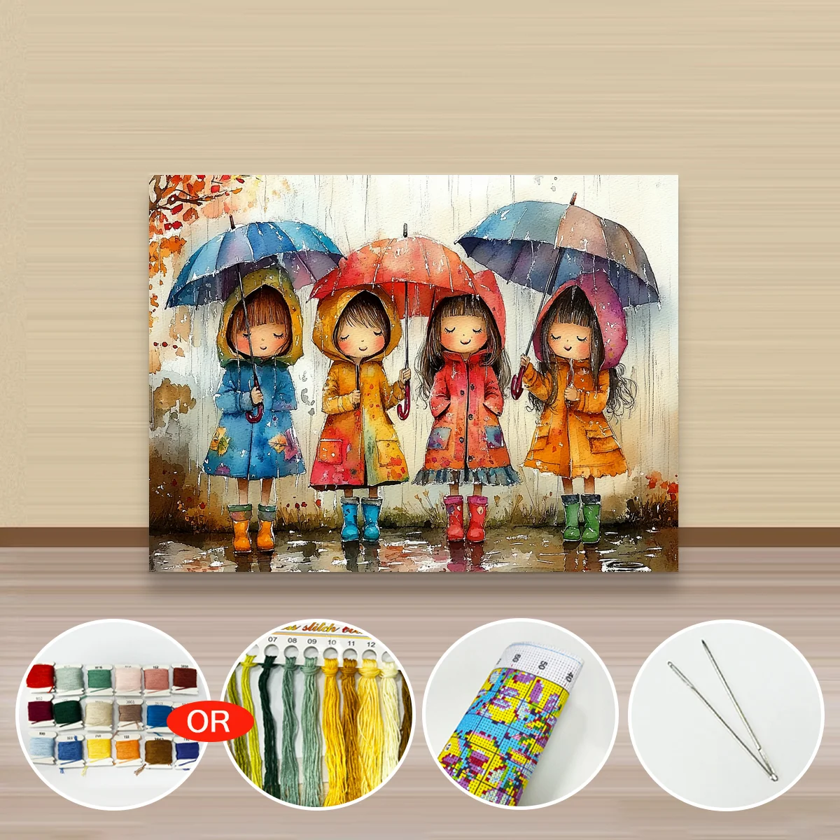 1 Stück 30x40cm/11,8x15,7 Zoll, 11Ct/14Ct Kreuzstich-Set, DIY Valentinstagsgeschenk, Stickerei-Set für Festivals, Porträts – Detail 3