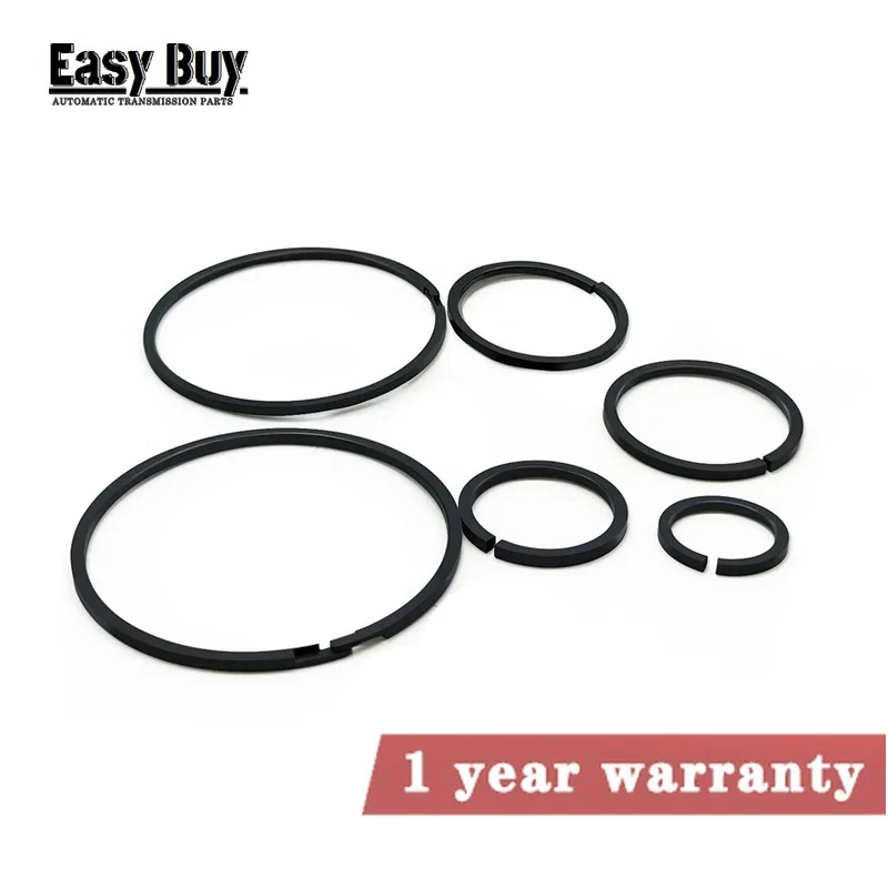 6PCS AL4 DPO Transmission Oil Seal Rings Kit Fits For Peugeot 206 207 307 40 Citroen Renault