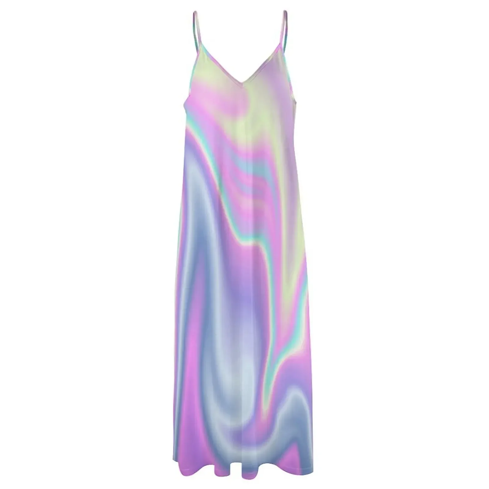 Holographic Design 17 Sleeveless Dress women dress birthday dress for women luxury 2024 elegant dresses plus sizes image 4