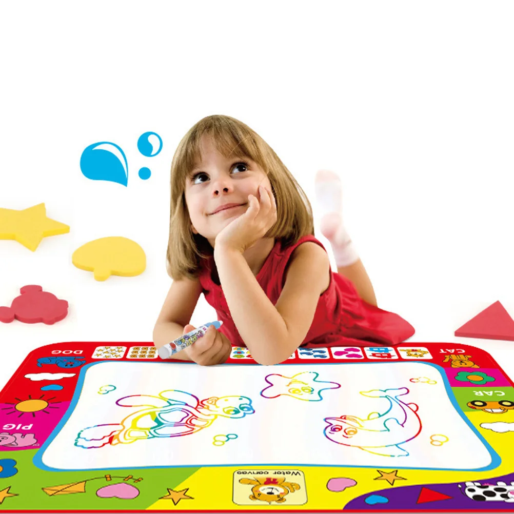 

1Set Water Doodle Mat Ecofriendly Kids Drawing Cloth Safe Educational Fun Interactive Family Activities Painting Cloth