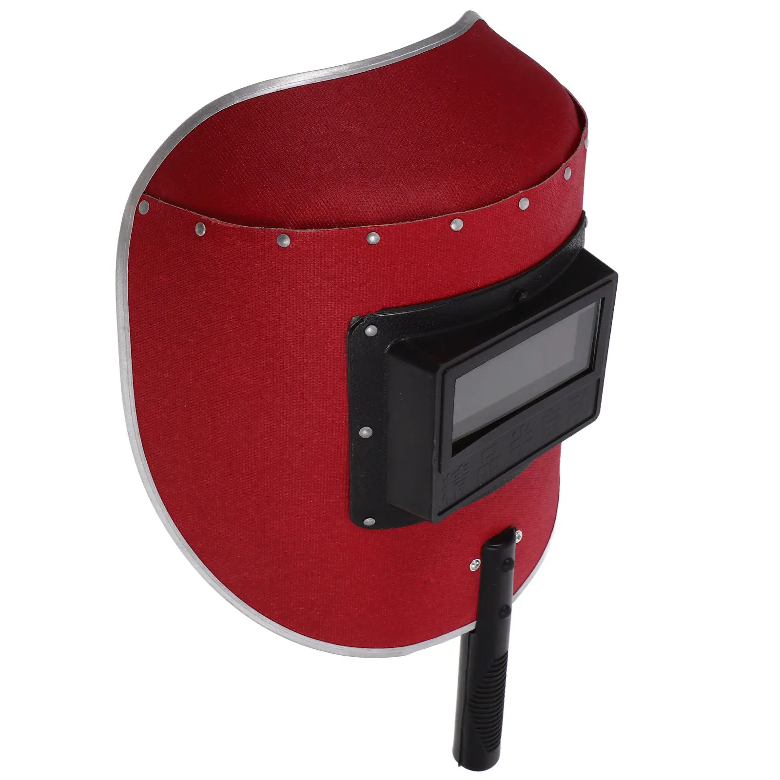 Welding Mask Hand Held Vulcanized Fibre Shield Semi-Automatic Protection Comfort Padding for Welding Cutting Grinding Tasks