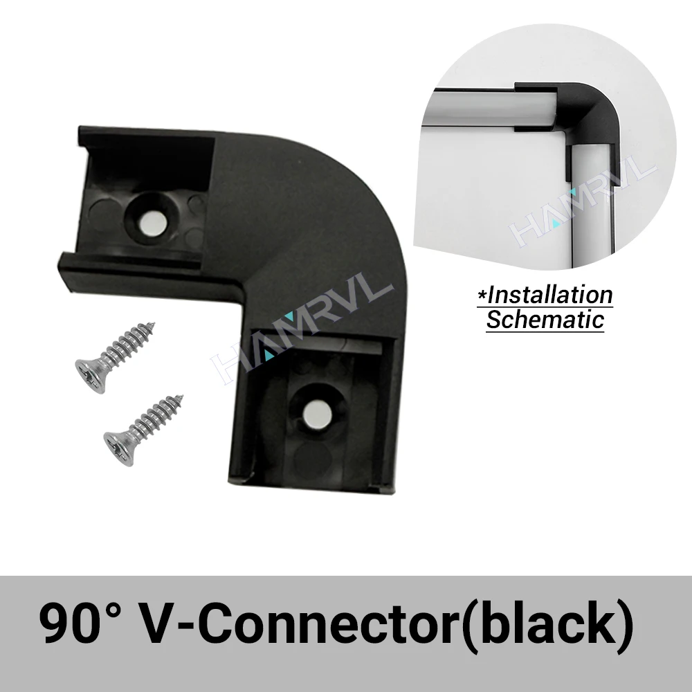2–30 Stück/Packung LED-Aluminiumprofil, 0,5 m/Stück, U/V-Form, geeignet für 8–12 mm LED-Lichtleisten, Gehäuse, Kanal, Dekormaterialien