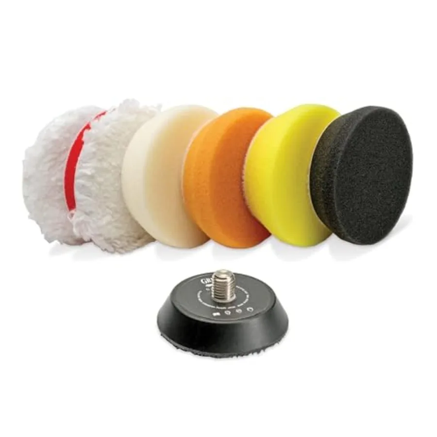

BOSS 2" Orbital Conversion Kit for Car Polishing and Detailing Compatible with G8 Mini Random Orbital Includes Extension Backin
