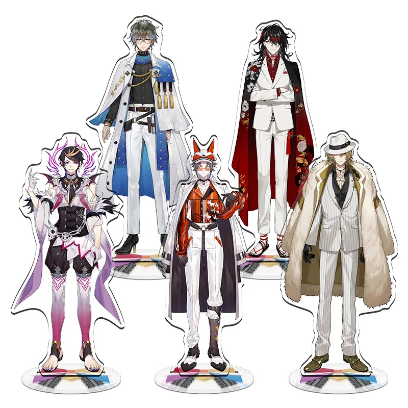 Japanese Nijisanji Acrylic Stand Toys VTuber Ike Eveland Luca Kaneshiro Mysta Rias Shu Yamino Vox Akuma Figure Model Doll Gift