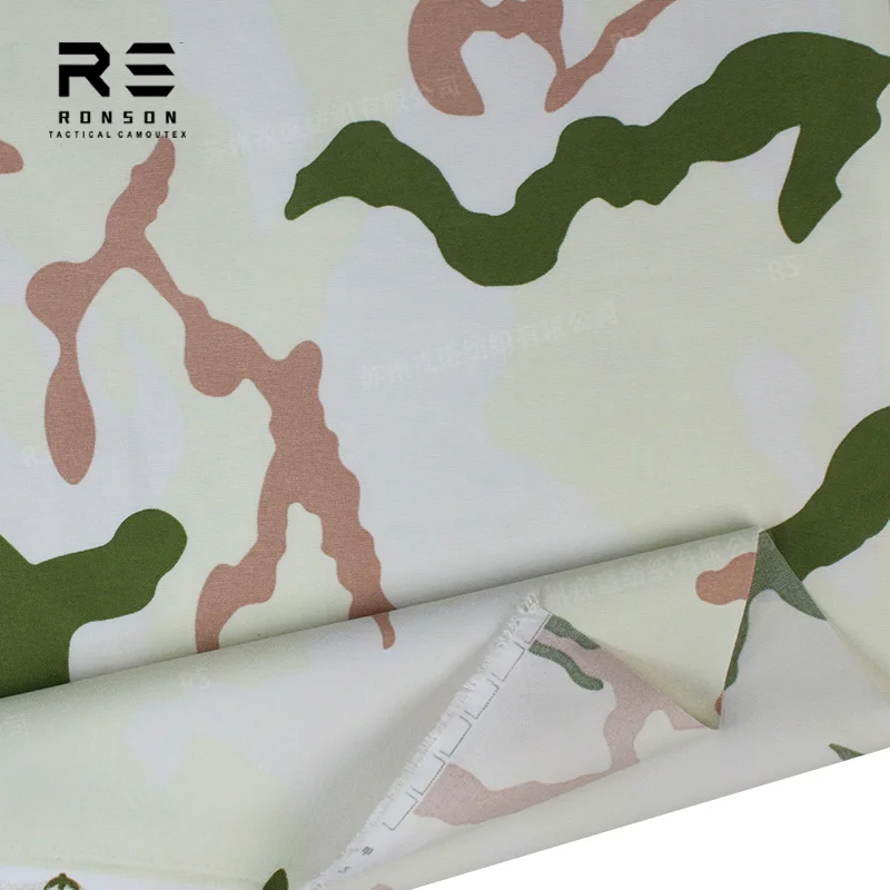 hot sale 500D nylon oxford French Tundra Camo tactical fabric use for bag vest in stock