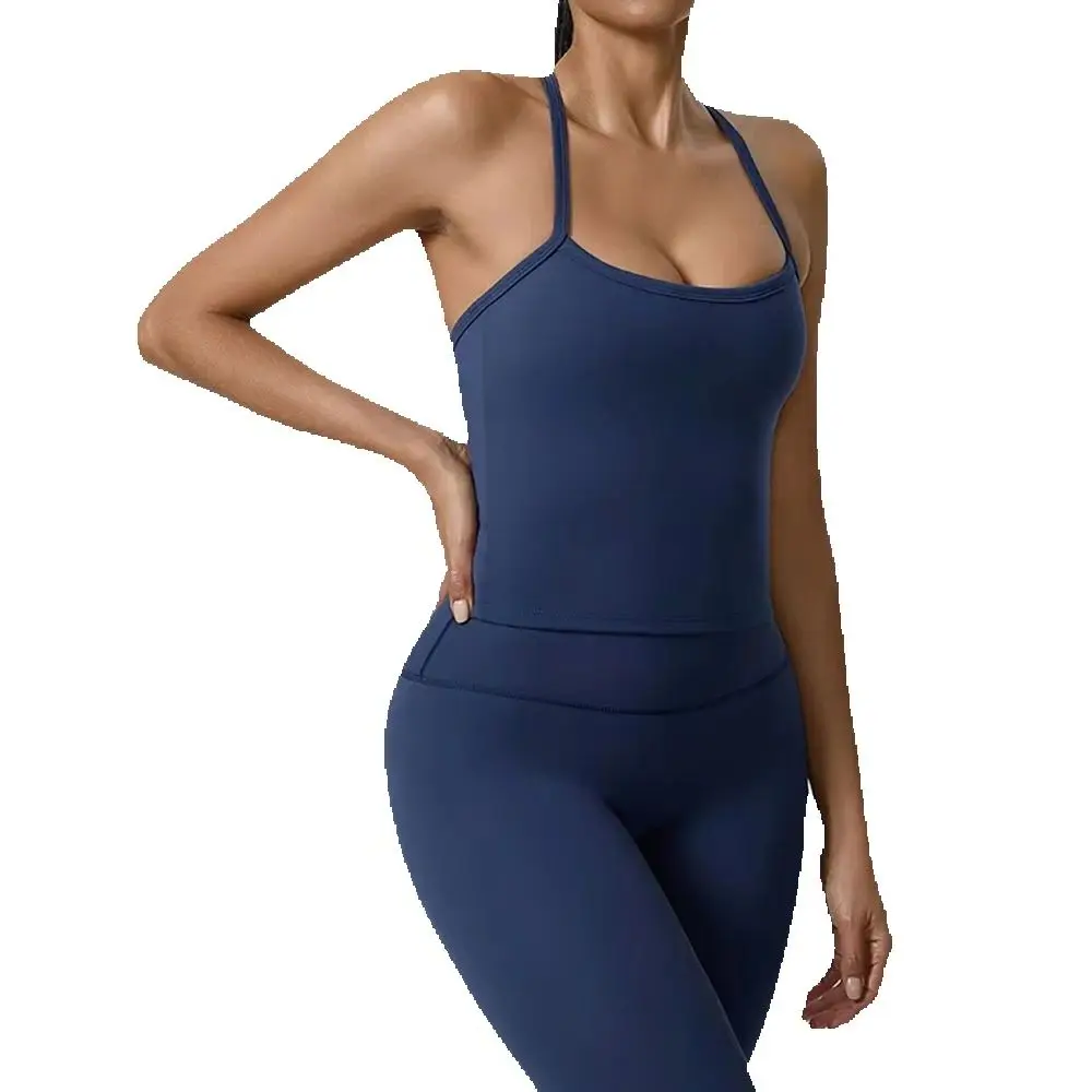 

Yoga Women Bra Top Sexy Tight Sports Gym Workout Push Up Bra Bra Fitness Women's Underwear Chest Pad Removable Anti-shake Bra