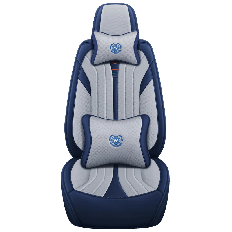 Factory Direct Sale Full Set Universal  Leather Car Seat Cover With Car Seat Cushion cover car seat