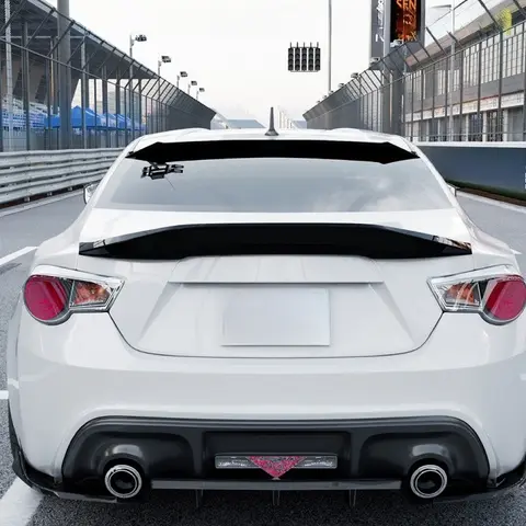 Toyota Subaru GT86 BRZ ZC6 Scion FR-S 2013-2020 뒷 트렁크 스포일러 윙 플라스틱 에어로 스타일링 자동차 액세서리 외장 부품