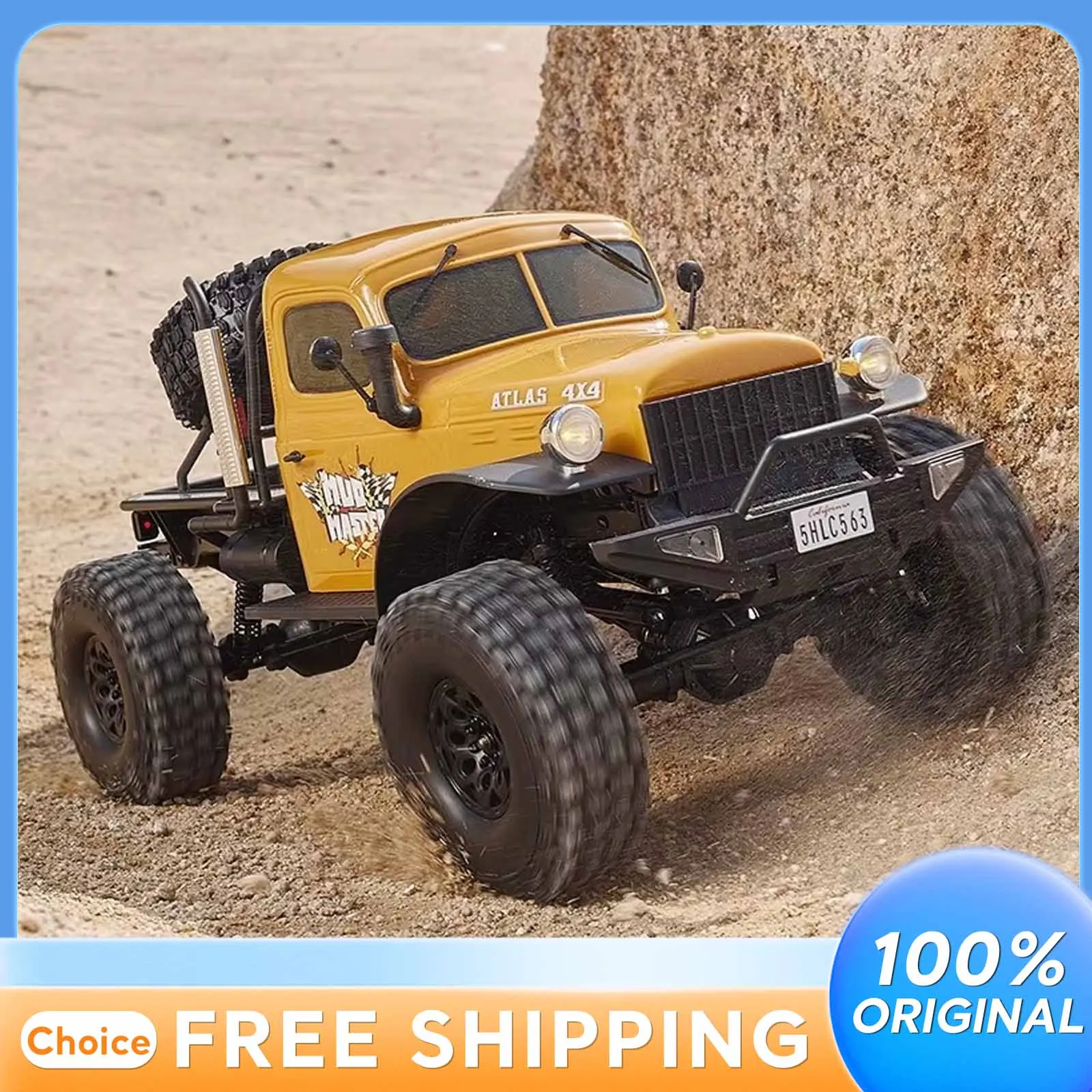 

FMS 1:10 Scale Bullfighter RC Climbing Car Electric Four-Wheel Drive Remote Control Large-Scale Realistic Vehicle Toy