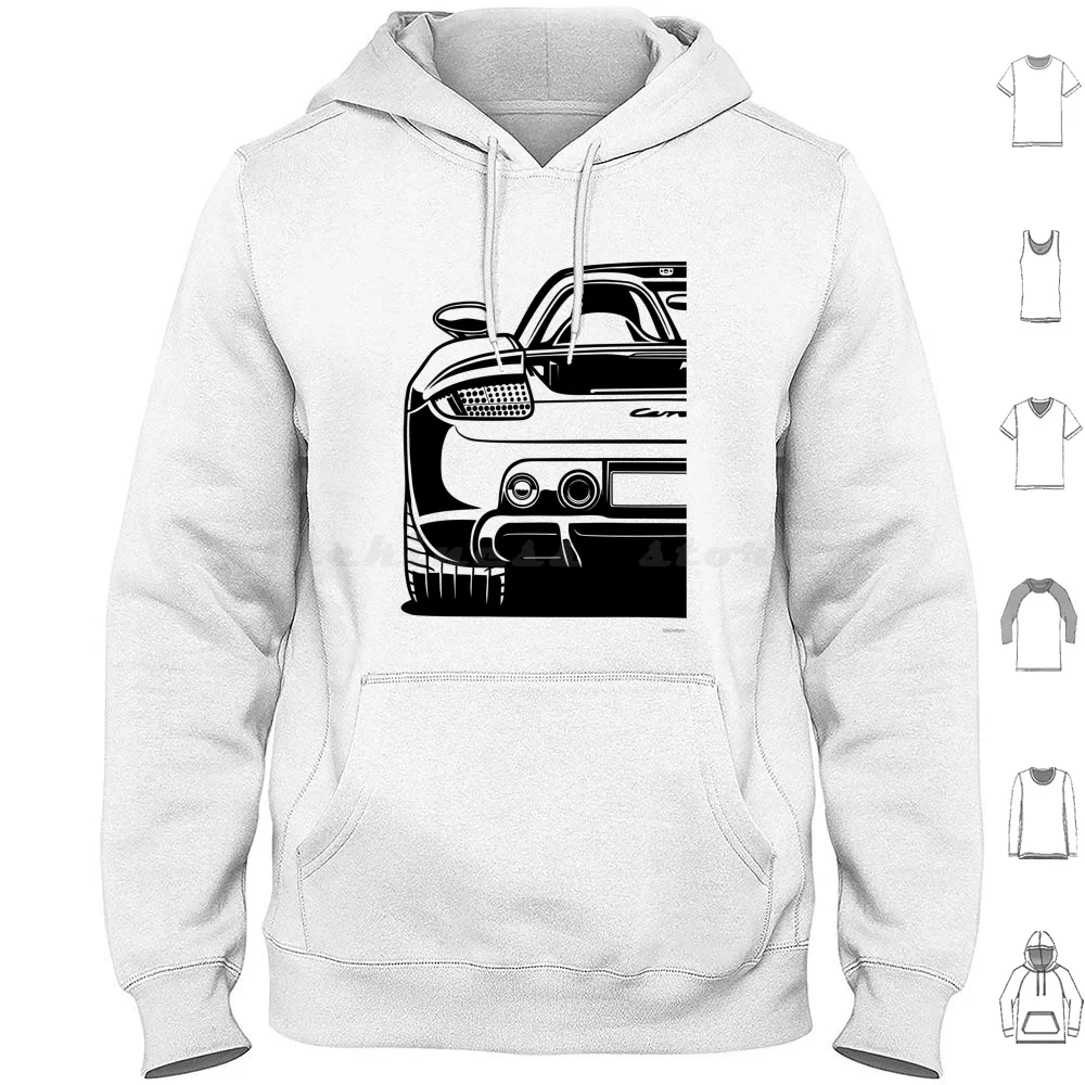 Gt Profile Hoodie Cotton Long Sleeve Gt Cgt 997 996 Gt2 Rs Gt3 Rs Gt Turbo 993 964 Blueprint Turbo