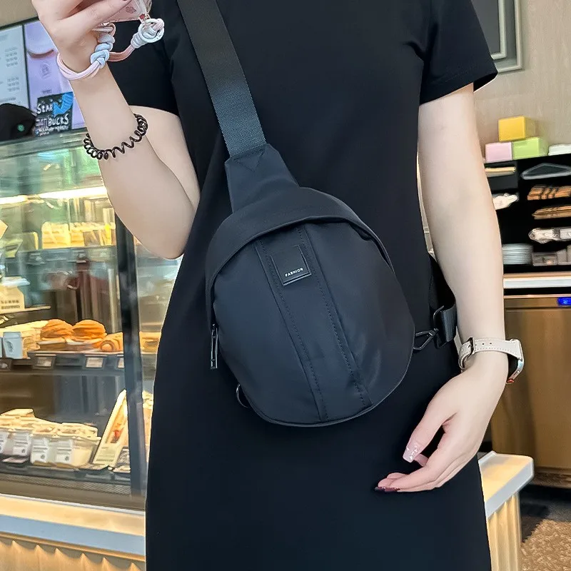 trendy-oxford-cloth-crossbody-bag-women's-round-box-shape-versatile-feel-chest-bag-spring-2025-new-style-mobile-phone-bag