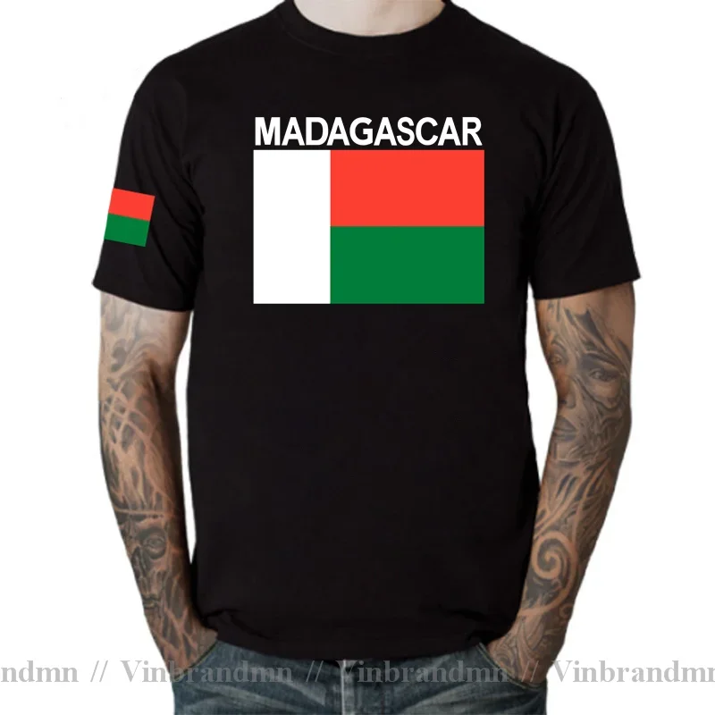 Madagascar Men T shirt Fashion Jerseys Nation Team 100% Cotton T-shirt Classic Clothes Tees MDG Malagasy Madagasikara Madagascar