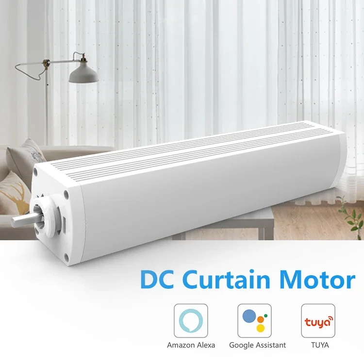 Smart remote wifi intelligent control automatic ceiling mounted curtain track rail system