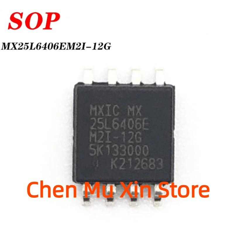 50pcs/lot MX25L6406EM2I-12G 25L6406E MX25L6406E MX25L6406EM2I FLASH 64MBIT 86MHZ 8SOP Best quality In Stock