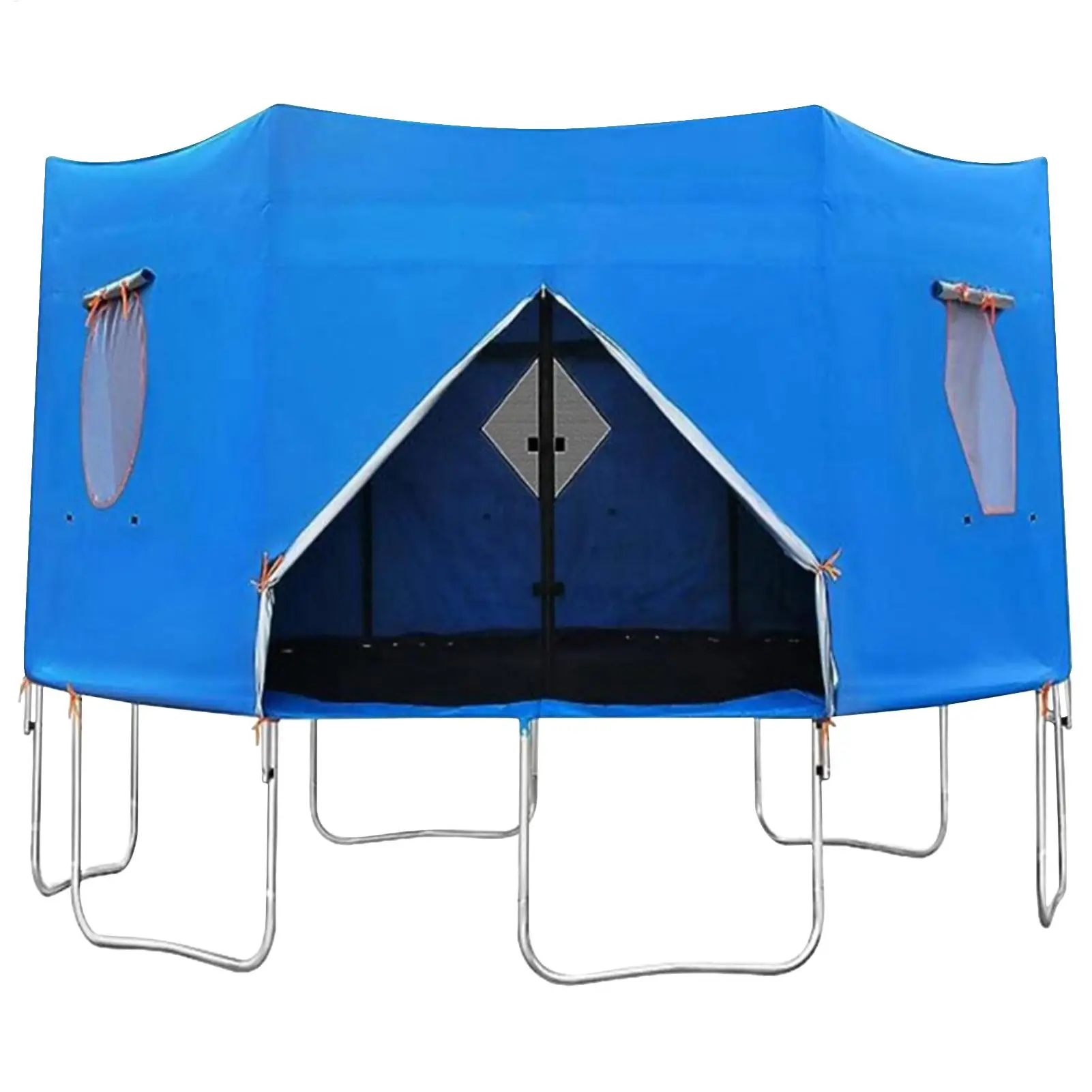 

14ft Foldable Round Trampoline Shade Top Cover Trampoline Tent Cover Trampoline Sunshade Sun Protection Trampoline Accessories