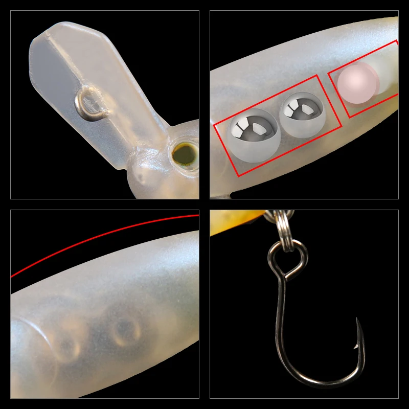 LETOYO 2.8g/37mm Mini Crank Lure Full Swimming Layer Inverted Tongue Plate Crankbait Quickly Sinking Trout Lures