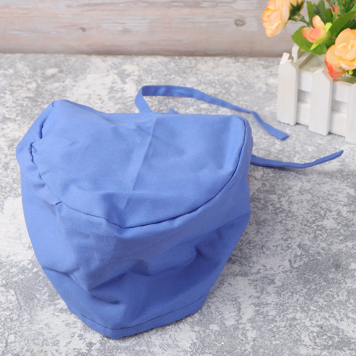 Cotton Operating Room Cap for Doctors Nurses Staff Dustproof Sanitary Hat Adjustable Back Band Chemo Beauty Spa Cleaning