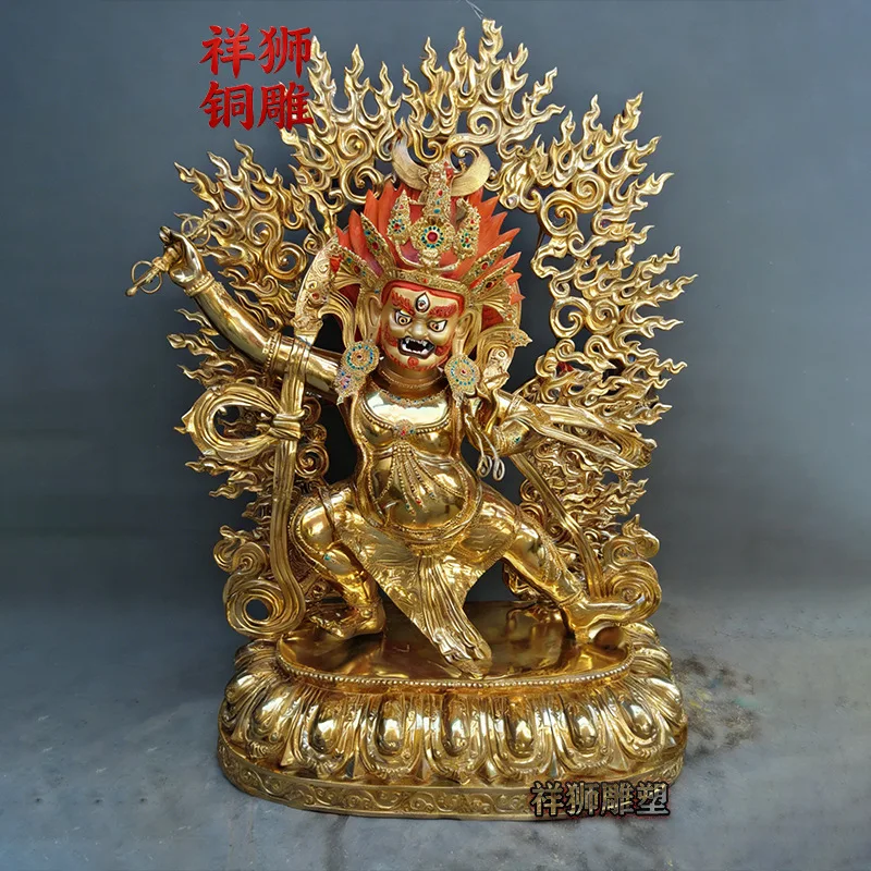 HT Diamond Hands Bodhisattva Xizang Tibetan Buddhist Hall decorations gold-plated pure copper Diamond Hands Buddha to customize