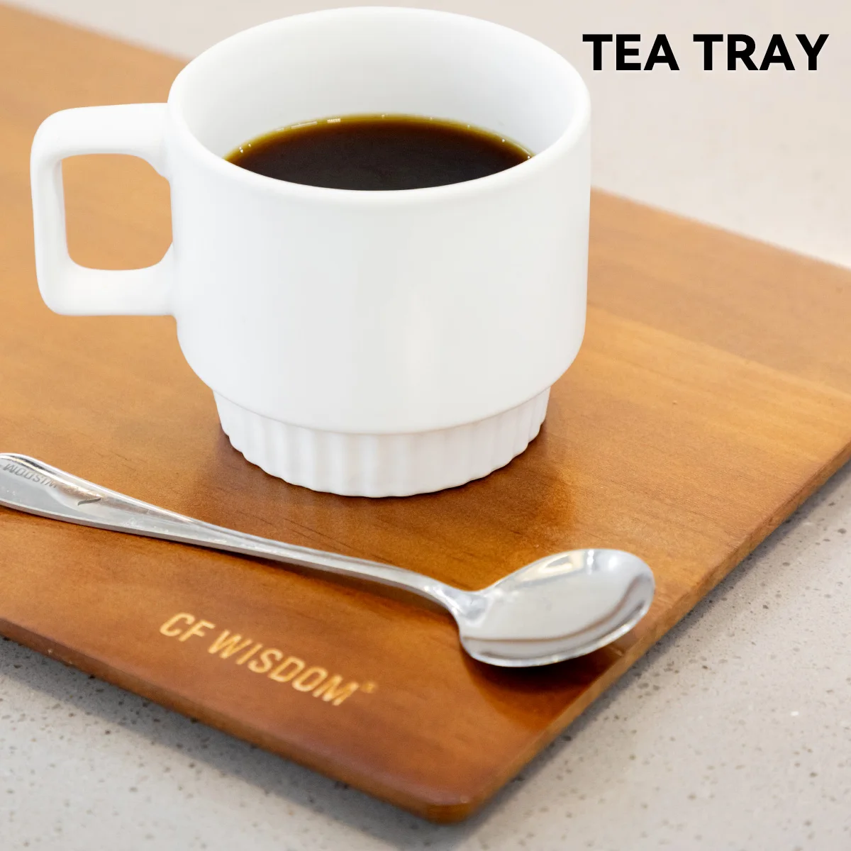 

Wooden Serving Tray Rectangular, Decorative Tray for Kitchen Table, Modern Coffee Table Tray Gift for Thanksgiving Christmas