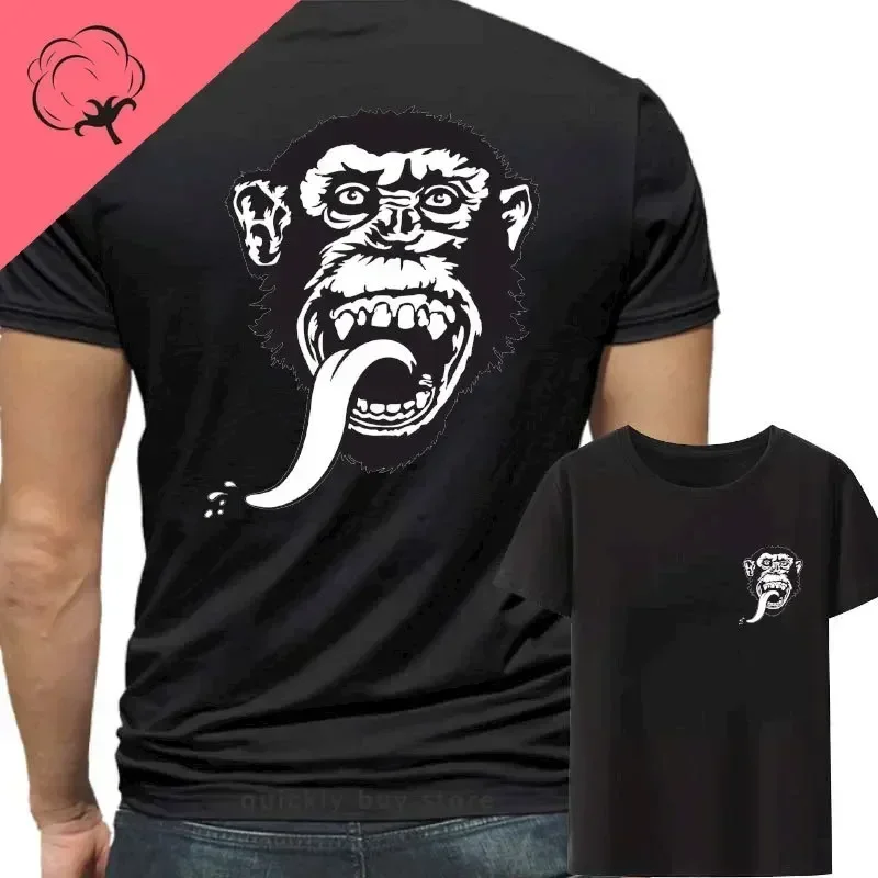 Amazing  New Gas Monkeys Garage Summer Casual  Cotton Short-sleev Essential Double-sided Gas Monkeys Garage Male Cotton T Shirt