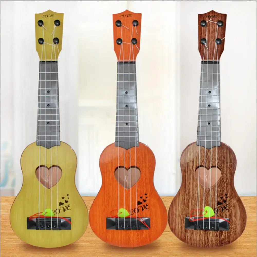 4 Strings Classical Ukulele Guitar Toy Kids Mini Guitar Early Education Small Guitar Toys Musical Instruments Children Guitar