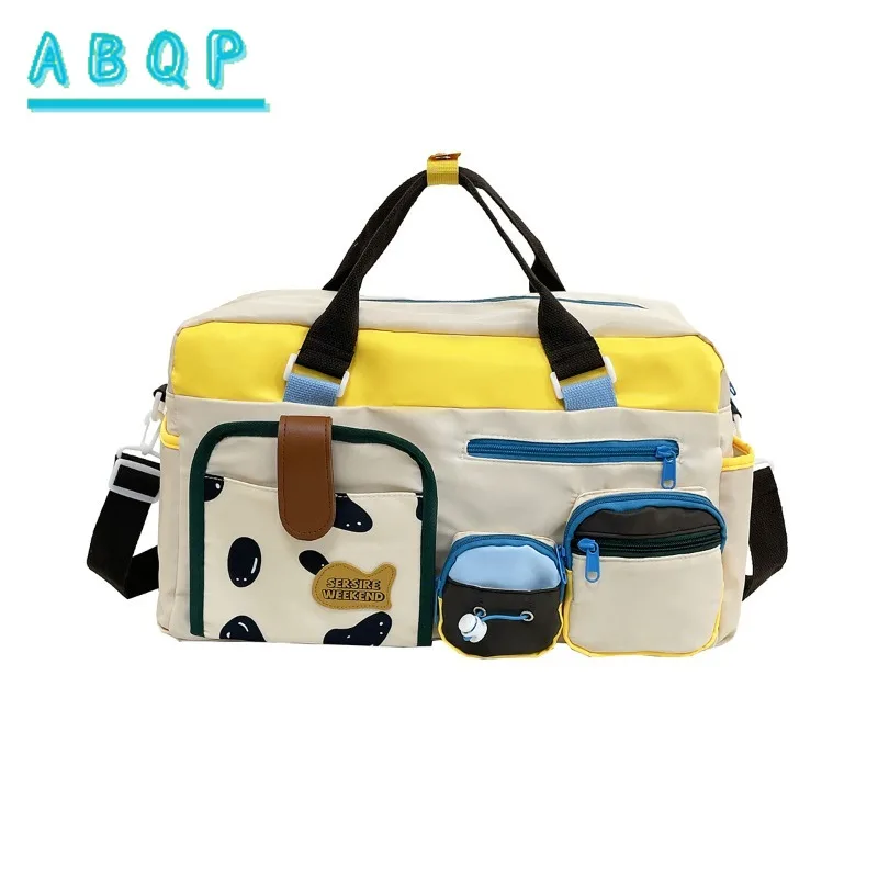 New Diaper Bag Handbag Colorful Fashionable Baby Diaper Bag Handbag Large Capacity Multifunctional Baby Products Storage Bag