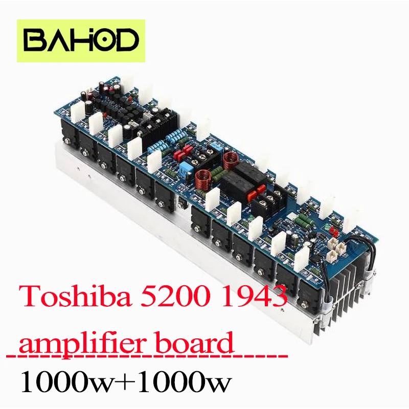 

Toshiba TTC5200 TTA1943 Audio Amplifier Board 1000W*2 High Power HIFI 2.0 Channel Professional Stage Amplifier Board