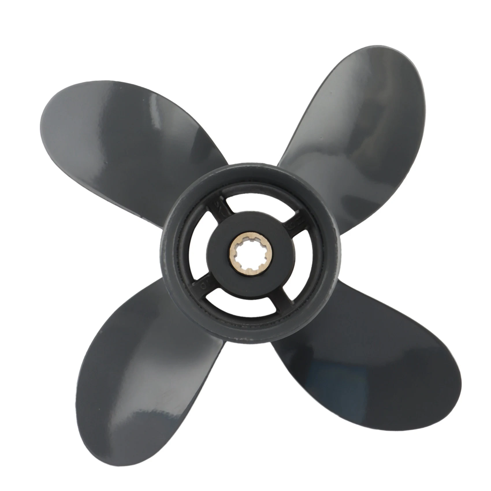 Propeller 4 Blade 9 1/4X10 for Honda and Yamaha Outboard BF8D/BF9.9D BF9.9/BF15A BF15D/BF20 8 Splines 58134-ZV4-010AH