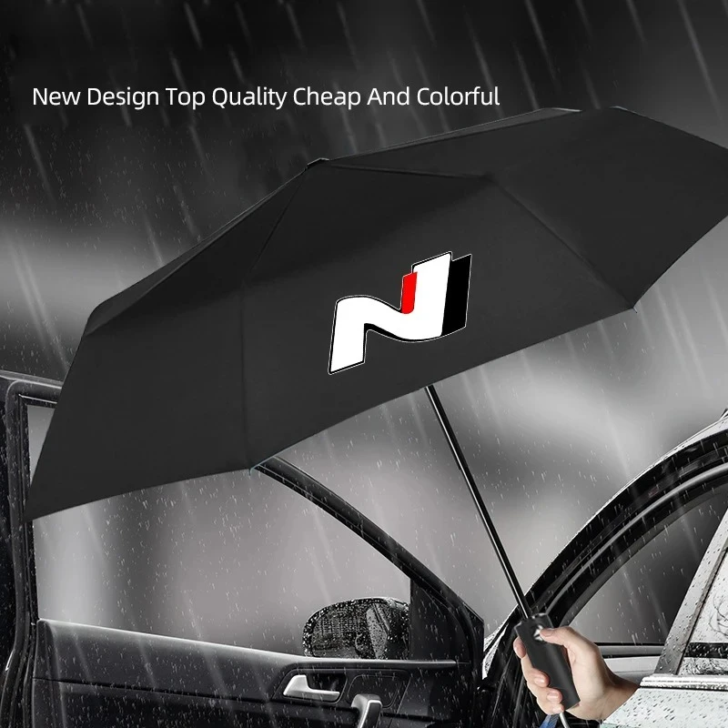 

Автомобильный полностью автоматический складной зонт, аксессуары для солнцезащитных зонтов для Hyundai N Performance I20 IX35 I30 Sonata Elantra Veloster Kona
