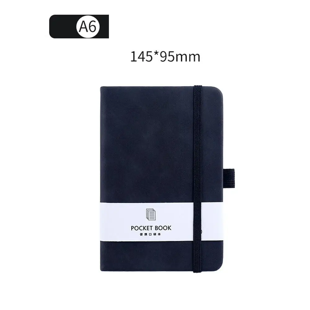 

Diary Planner A6/A7 A6/A7 Pocket Notepad Portable with Elastic Band Portable Mini Notebook Anti Ink Leakage Ins Taking Notes