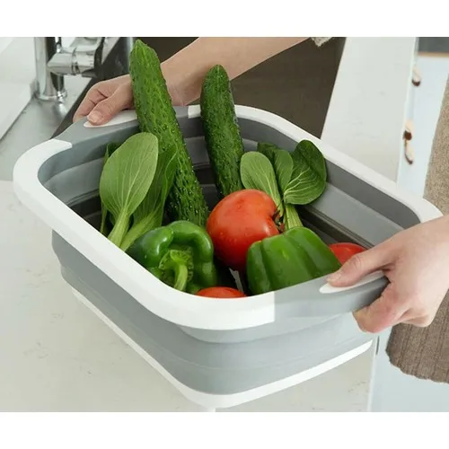 Berrin Store Multi-Purpose Folding Basket and Chopping board