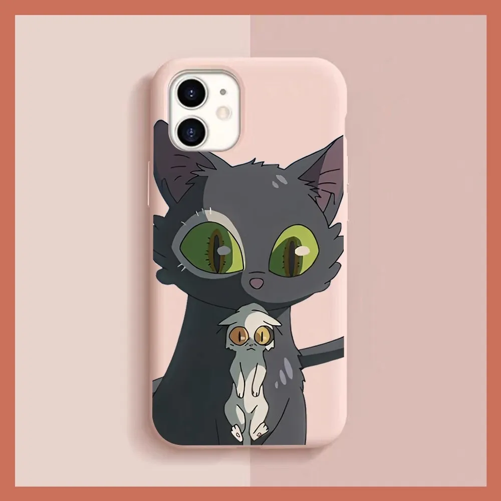 Anime Suzume Tojimari Minister Phone Case for iPhone 14 11 12 13 Mini Pro Xs Max 8 7 6 6S Plus X XR Solid Candy Color Case