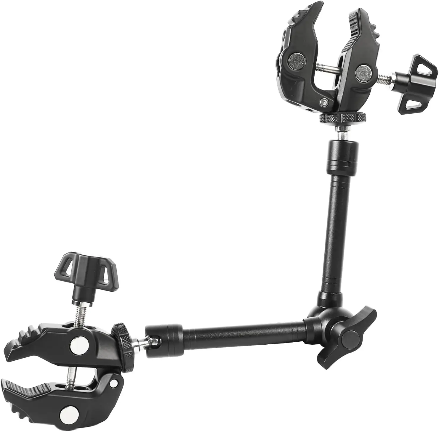 

Magic Arm Clamp Kit, Camera Mount Articulating Friction Arm w 2 Pcs Super Clamp, w 1/4"-20 Screw and Thread Hole, for Ca